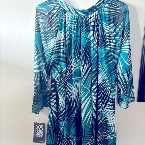 CoCo Reef Wanderlust Cover Up Dress Womens Cover up Dress M teal multi - Picture 10 of 11